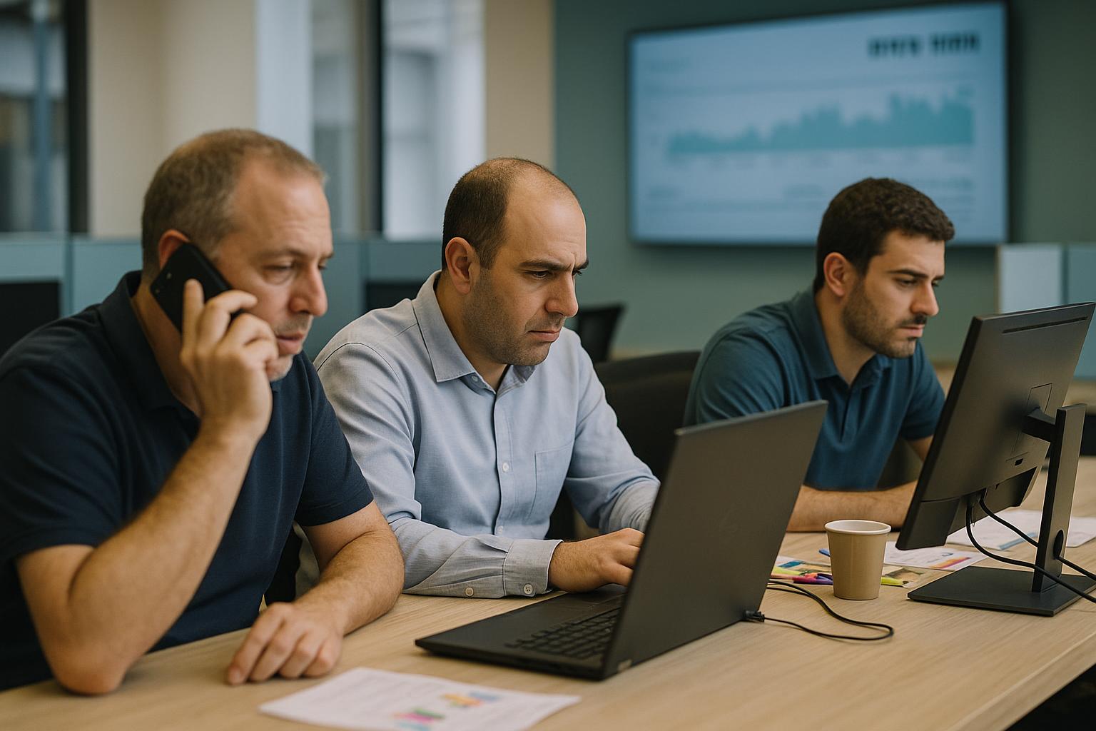 crm ראשי תיבות בממשק ניהול מכירות מודרני בעברית לעסק ישראלי