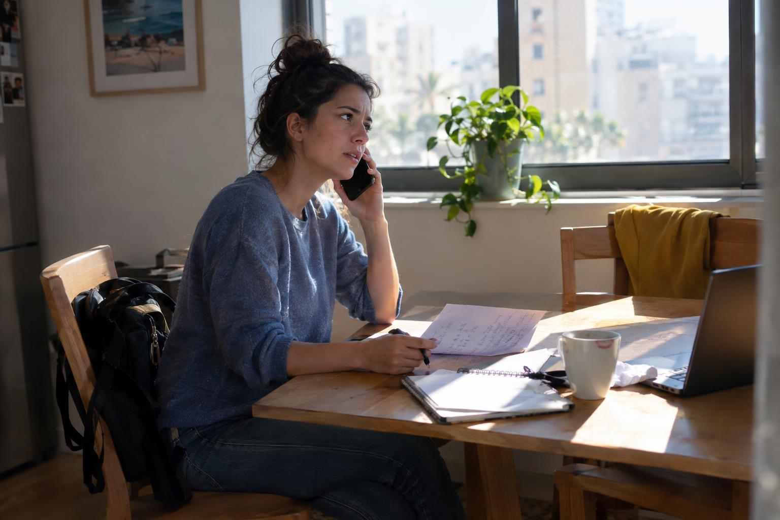 מנהלת שירות לקוחות אוספת משוב מלקוחות בפגישה עם צוות המכירות